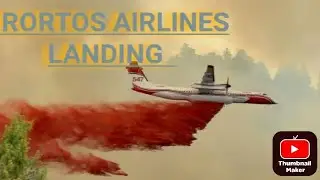 Rortos airlines landing 