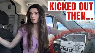 i woke up surrounded by cops… | SCARY VANLIFE EXPERIENCE