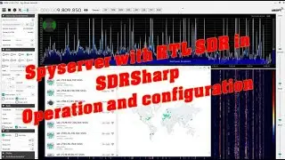 Spyserver mit RTL SDR in SDRSharp Bedienung und Konfiguration