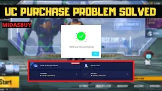 Midasbuy UC Purchase Problem Solved | Buy Uc with Easypaisa App Without Purchasing Problem
