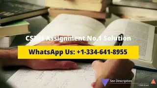 CS301 Assignment No. 1 Solution Fall 2023