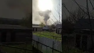 прилет ракеты в Константиновке