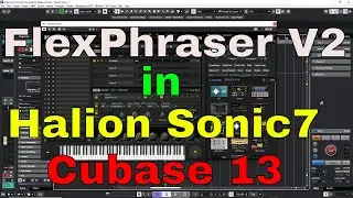 FlexPhraser V2 in Halion Sonic7 in Cubase