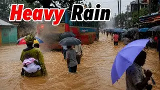 Road are flooding in Gambian