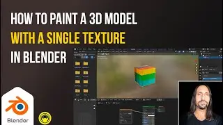 Blender tip: How to paint a 3D model with a Single Color Palette Texture