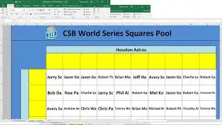CSB World Series Squares Pool