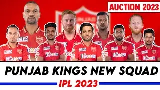 IPL 2023 - Punjab Kings Squad | PBKS Retained & Released Players | PBKS Squad 2023