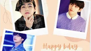 BTS V(Kim Taehyung) birthday project at  BurjKalifa - top of the world #taehyung #btsv