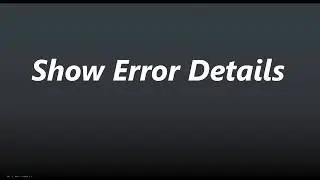 WebLOAD Tips - Show Error Details