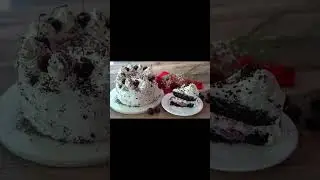 How to make Black Forest Cake from fresh cherries | Spoorthy Cuisine