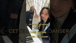 Elle danse quand je chante YAMÉ !! part.1  #piano #streetpiano #mashup #yamé #bécane #pourtoi