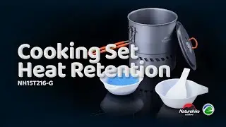 Cooking Set Heat Retention Naturehike (NH15T216-G) | UNBOXING