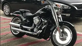 How to Burnout a Harley Davidson Fat Boy