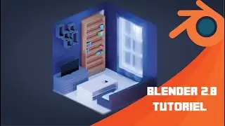 How to create isometric room in blender 2.8