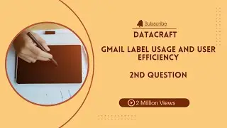 Google  Gmail Label Usage and User Efficiency 2nd question