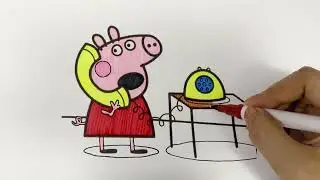 Peppa Pig Coloring #coloring #colors #coloringpages #art #peppapig #peppa