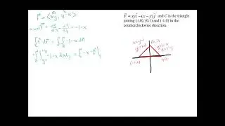 Calculating a Line Integral Using Green's Theorem