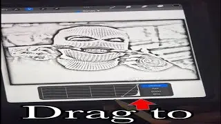 How to turn any image to a tattoo stencil in procreate  less than 1 minute 