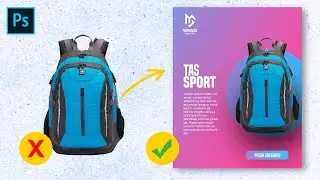 DESAIN PROMOSI FOTO PRODUK | SOCIAL MEDIA IKLAN FACEBOOK ADS | TUTORIAL PHOTOSHOP BAHASA INDONESIA