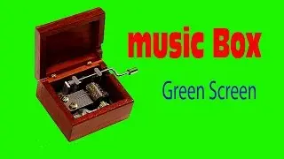 Green Screen  music box-музыкальная шкатулка