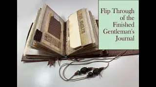 Flip Through for the Handmade Writing, Masculine theme, Gentleman's Journal