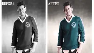 Convert Black and White photo to Color Photo - Latest Photoshop Tutorial by Magic HIves