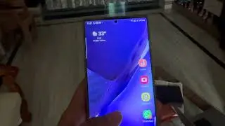 Note 20 ultra screen green line issues