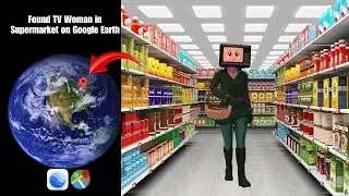 Found TV Woman in Supermarket on Google Earth! #googleearth #googlemaps