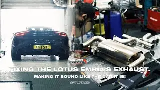 WE FIXED THE LOTUS EMRIA'S (V6) EXHAUST! MILLTEK GPF BACK EXHAUST!