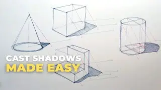 How to sketch cast shadows