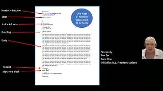 Cover Letter, Format