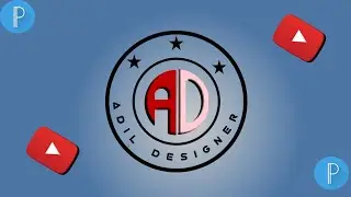 A D Letter logo design in pixellab || logo editing pixellab || #pixellab #logo