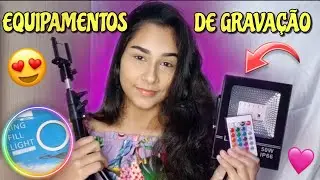 MEUS EQUIPAMENTOS DE GRAVAÇÃO! 🌟- Alice Mendes