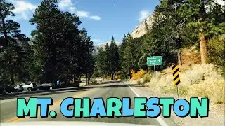 Driving to Mt. Charleston, Las Vegas, Nevada