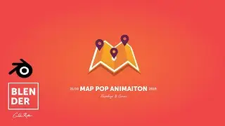 Blender Tutorial | Map Pop Motion Graphics