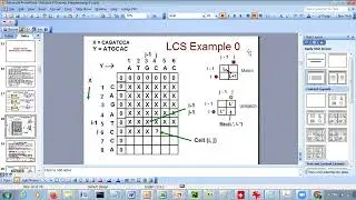 Longest Common Subsequence Problem - Dynamic Programming Algorithm
