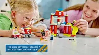 LEGO City Fire Station and Fire Engine 60375