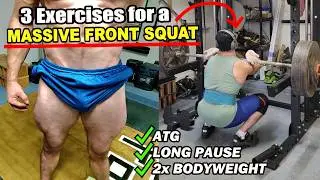 3 NATTY APPROVED Exercises To Blow Up Your Front Squat (Stronger Than LU XIAOJUN!)