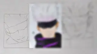 Drawing CHALLENGE | 1M 10M 1H | GOJO SATORU [ Jujutsu Kaisen / 呪術廻戦 ]