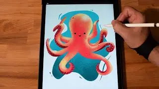 Octopus - Procreate Painting Timelapse