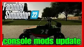 Farming simulator 22 console mods update.