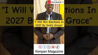President William Ruto speech today in church about how far he has come by God's grace