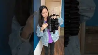 Deep wave Burmese hair to show