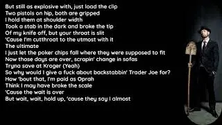 Eminem - Lock It Up ft. Anderson .Paak [Lyrics] [HQ]