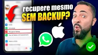 I DIDN'T MAKE A BACKUP! 🤬 RECOVER DELETED conversations on WhatsApp IOS iPhone [Updated 2024]