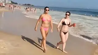 🇧🇷 Ipanema Beach Walk A Fun Day Brazil