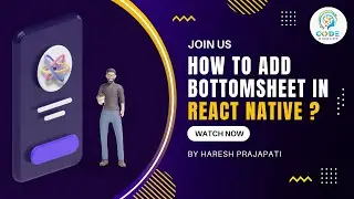Bottom Sheet In React Native | Reanimated Bottom Sheet | React Native Tutorial In Hindi #34