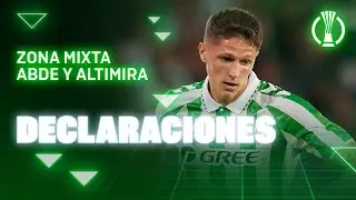 Zona Mixta de Abde y Altimira tras el #RealBetisFCKryvbas 🗣🎙 | Real BETIS Balompié