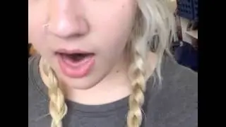 Girl Has a Surprise In Her Mouth Vine A Funny Vine