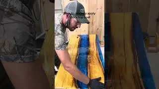 How to properly apply epoxy topcoat